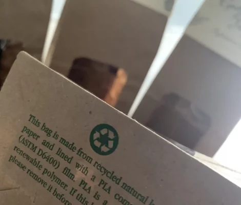 Geoff's Artisan Homemade fudge the perfect treat in compostable bag